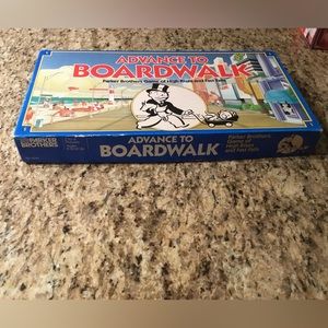 Vintage Parker Brothers 1985 Advance to Boardwalk Board Game